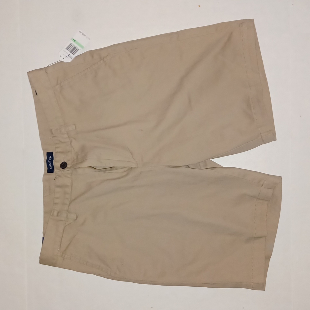 Nautica Deck Khaki Shorts Classic Fit Color-Tan NWT - Picture 6 of 10